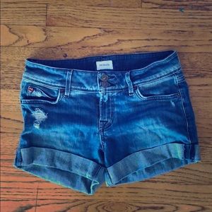 Denim shorts
